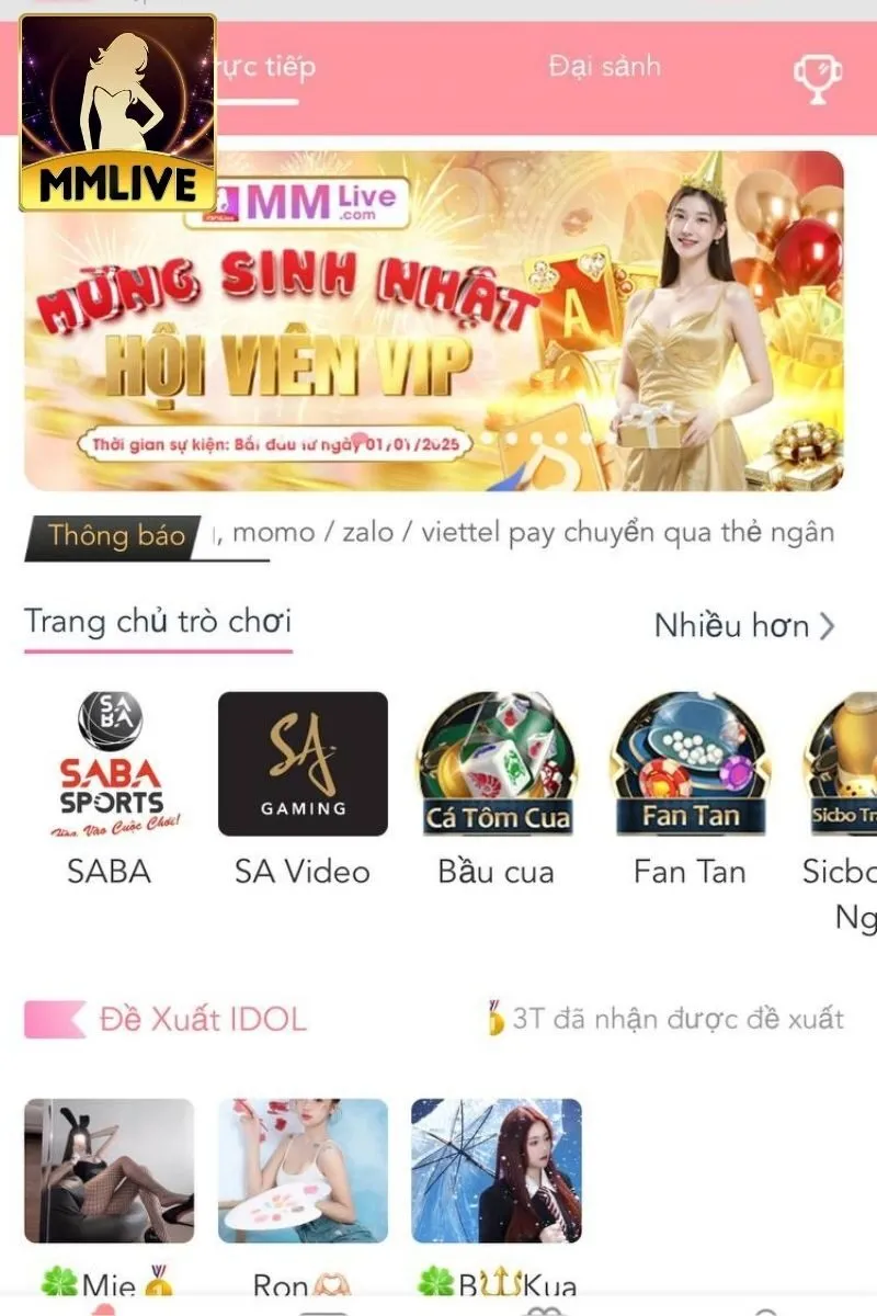 Đem lại môi trường giải trí lành mạnh là sứ mệnh của MMLIVE