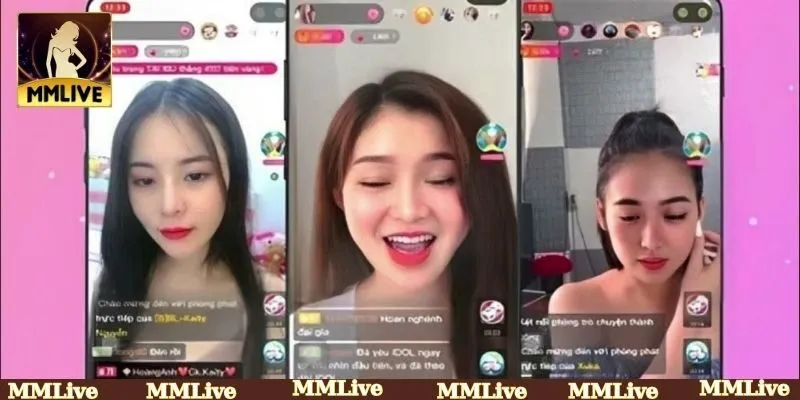 MMLIVE livestream gái xinh sáng tạo về các quà tặng