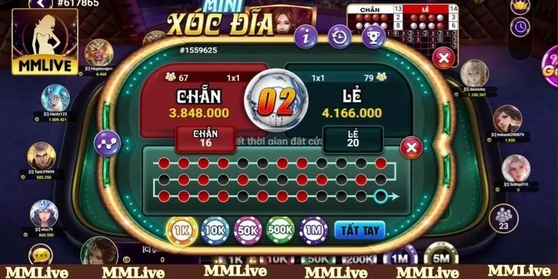 Thủ thuật đánh xóc đĩa MMLIVE hời to