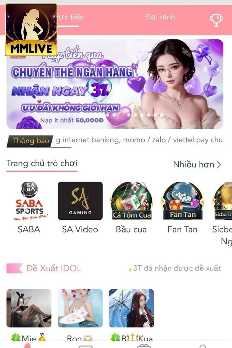 Vì sao nên đăng ký tài khoản MMLIVE?