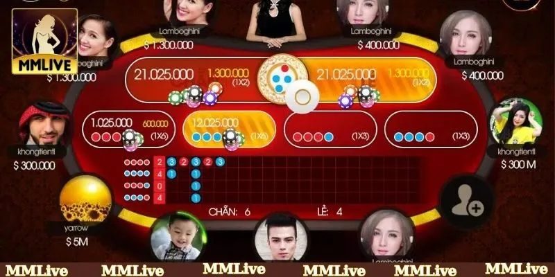 Xóc đĩa MMLIVE chơi vui, rinh thưởng thật